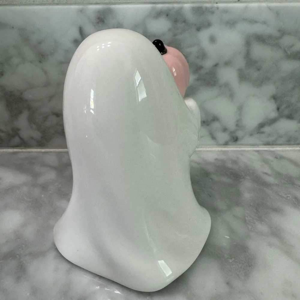 Target Hyde & Eek! Bootiful Ceramic Ghost with Pink Pumpkin